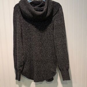 Tahari Dark Gray Cowl Neck Sweater Size S